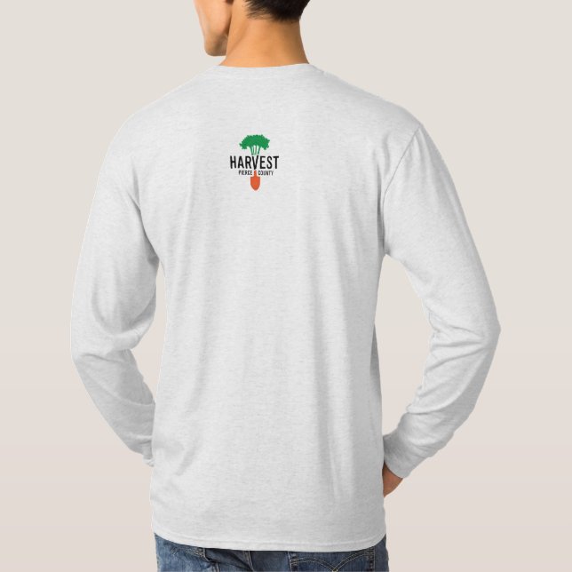 Die lange Hülse der Männer "ich bin ein lil Chili T-Shirt (Rückseite)