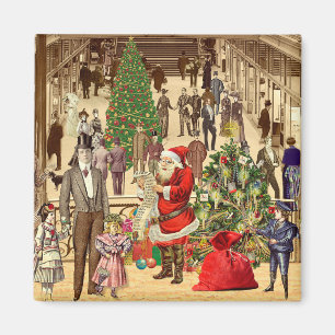 Die lange Liste des Weihnachtsmanns Magnet