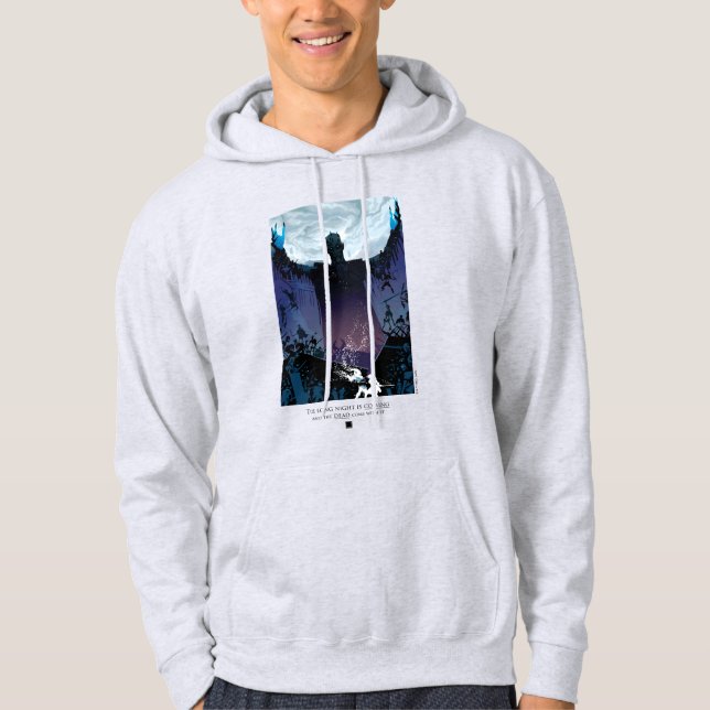 Die lange Nacht kommt Hoodie (Vorderseite)