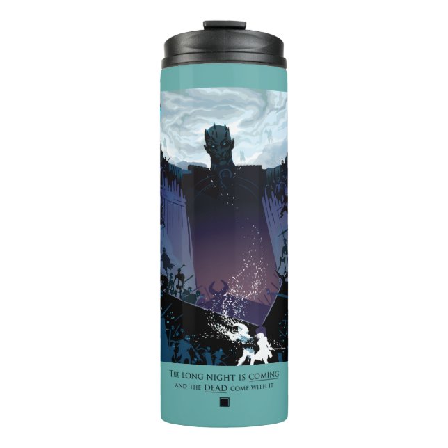 Die lange Nacht kommt Thermosbecher (Vorderseite)