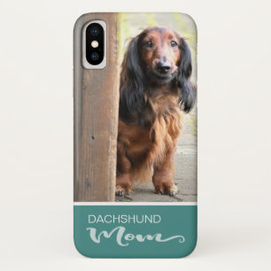 Die langhaarige Dackel-Mama addieren Ihr HundeFoto Case-Mate iPhone Hülle