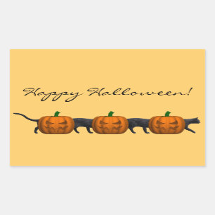 Die längste Katze der Welt Rechteckiger Aufkleber