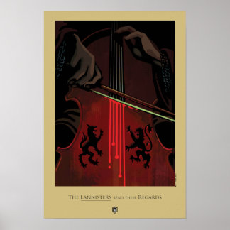 Die Lannisters schicken ihre Ansichten Poster