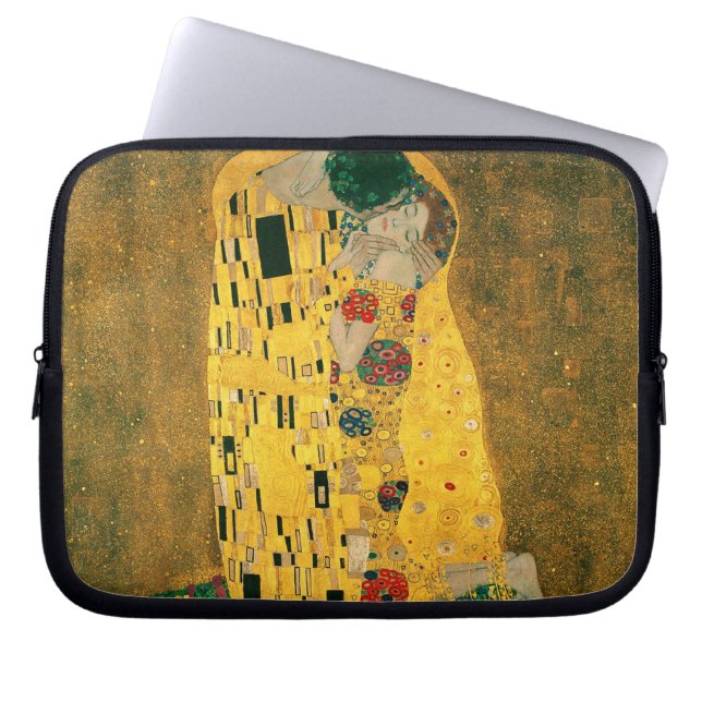 Die Laptophülse des Kusses (Klimt) Laptopschutzhülle (Vorderseite)