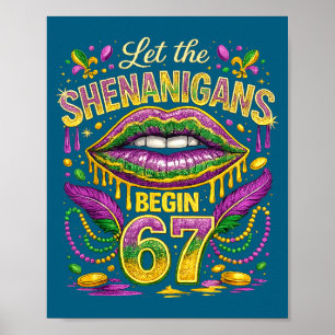 Die Las-Shenanigans beginnen 67 Mardi Poster
