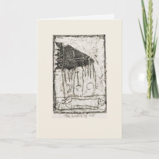 Die Last des Selbst Karte (Vorderseite)