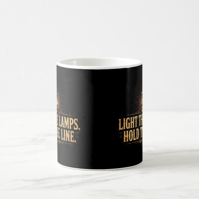 Die Laterne des Laternenanzünders — Kaffeetasse (Mittel)