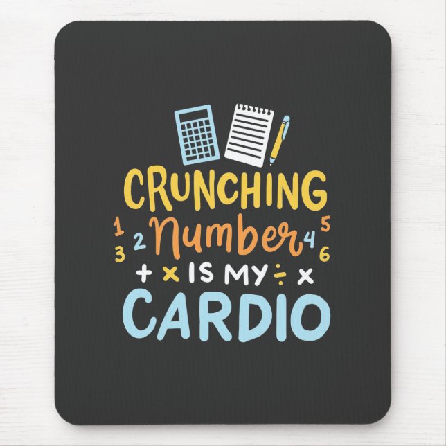 Die laufende Nummer des Buchhalters ist mein Cardi Mousepad (Vorne)