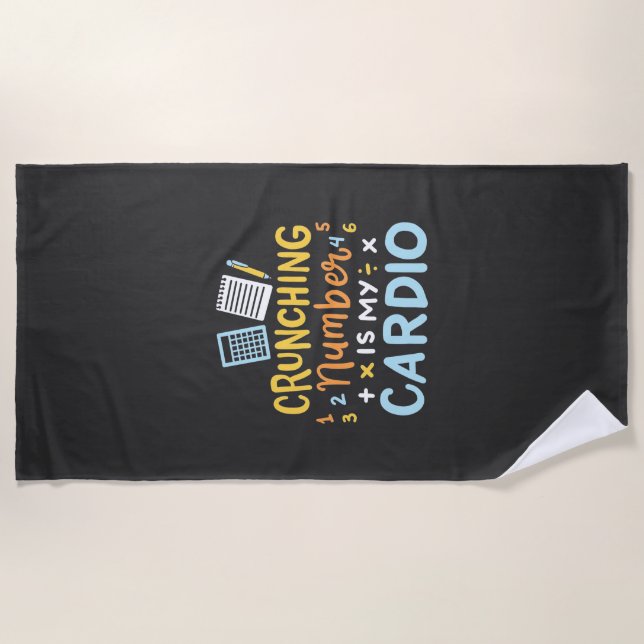 Die laufende Nummer des Buchhalters ist mein Cardi Strandtuch (Vorderseite)