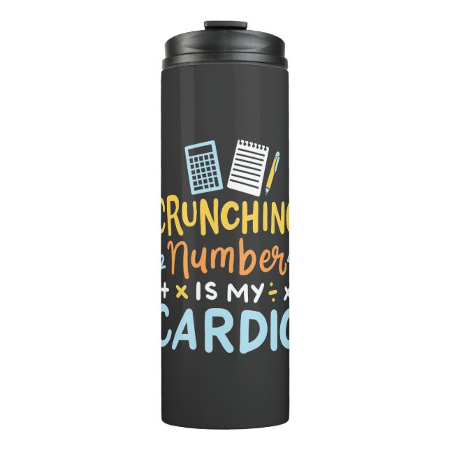 Die laufende Nummer des Buchhalters ist mein Cardi Thermosbecher (Vorderseite)