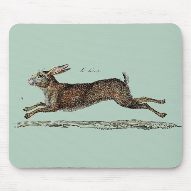 Die laufenden Hasen bei Ostern Mousepad (Vorne)