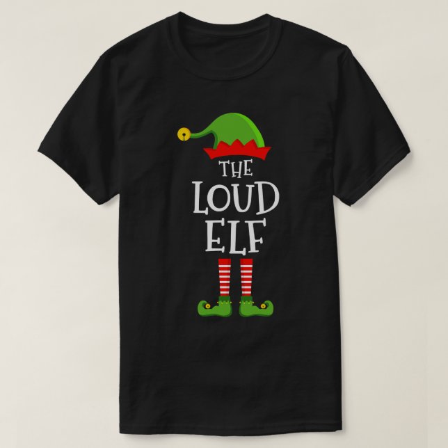 Die lauten lustigen Weihnachten passend Familienpj T-Shirt (Design vorne)