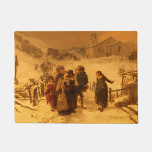Die Lawine (von Gerolamo Induno) Fußmatte