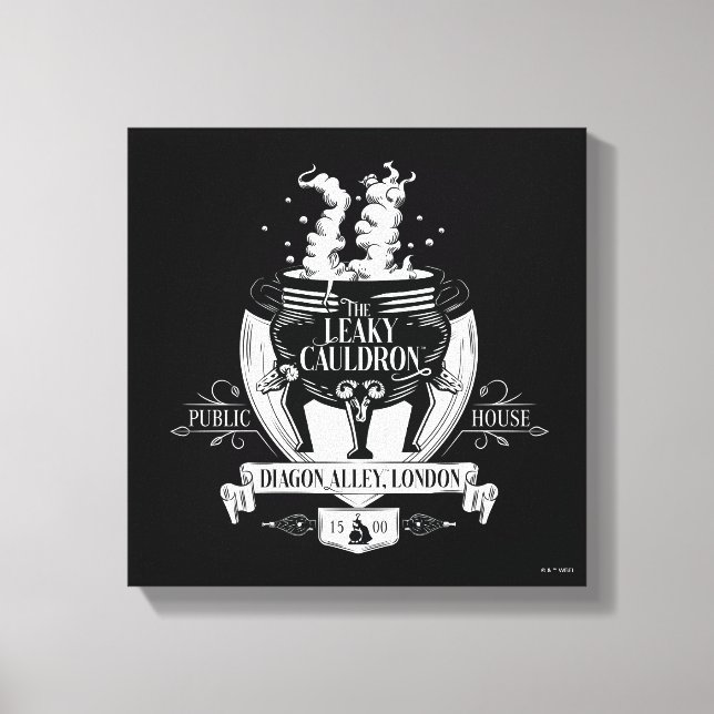 DIE LEAKY CAULDRON™-Shop-Grafik Leinwanddruck (Vorderseite)