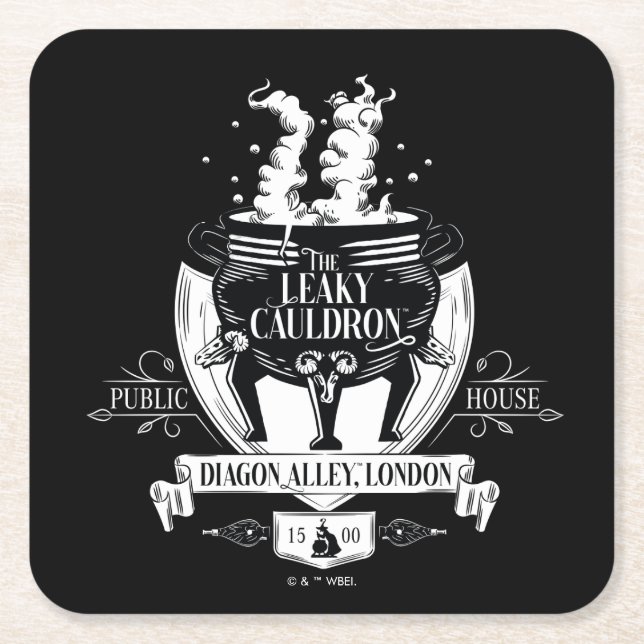 DIE LEAKY CAULDRON™-Shop-Grafik Rechteckiger Pappuntersetzer (Vorderseite)