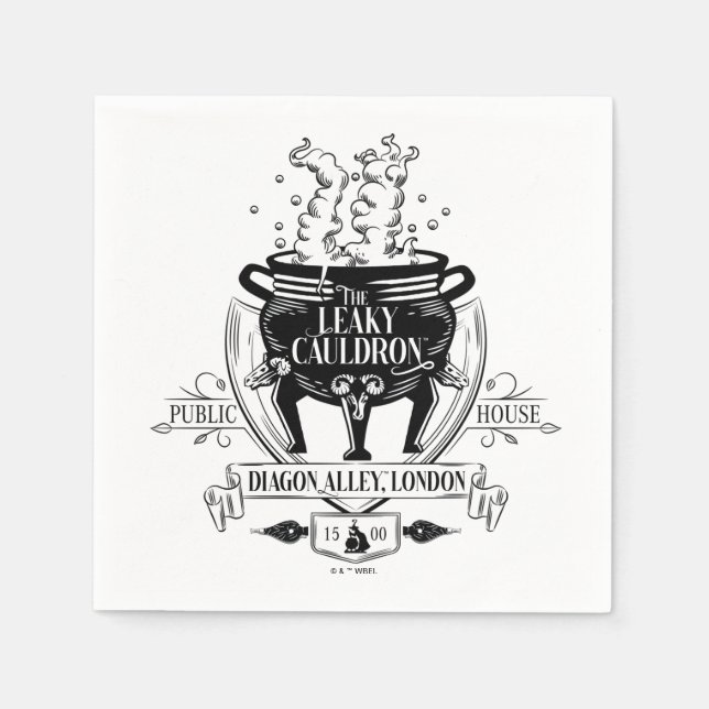 DIE LEAKY CAULDRON™-Shop-Grafik Serviette (Vorderseite)
