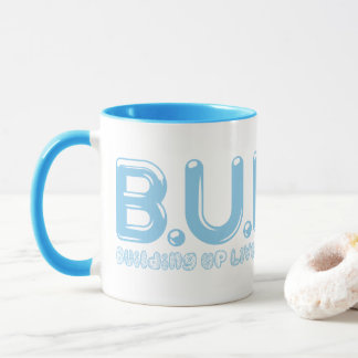 Die Leben aufbauen u. liebend Tasse