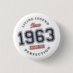 Die lebende Legende 1962 war vollendet Button
