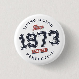 Die lebende Legende 1973 gealtert bis zur Perfekti Button