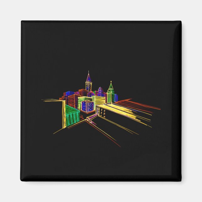 Die lebendige Stadt Magnet (Vorne)