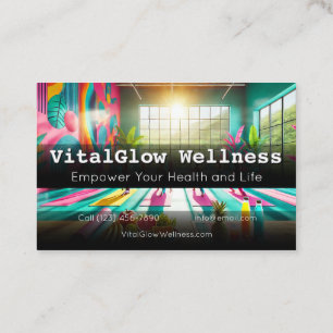 Die lebendige Wellness-Business-Karte beleben Ihre Visitenkarte