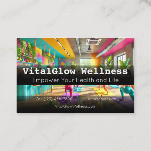 Die lebendige Wellness-Business-Karte beleben Ihre Visitenkarte