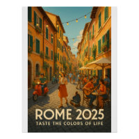 Die lebendigen Straßen der Trastevere Kunst