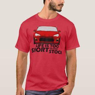 Die Lebensdauer ist zu kurz, um Lagerbestände blei T-Shirt