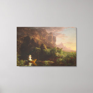 Die Lebensreise: Kindheit, 1842 (Öl auf Leinwand