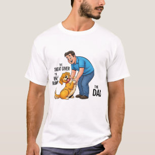Die Leckerei gibt dem Bauchkautschuk den Vater T-Shirt