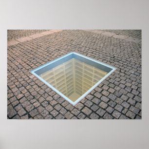 Die Leere Bibliothek, Berlin, Deutschland Poster