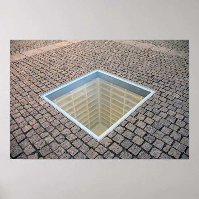 Die Leere Bibliothek, Berlin, Deutschland Poster (Vorne)