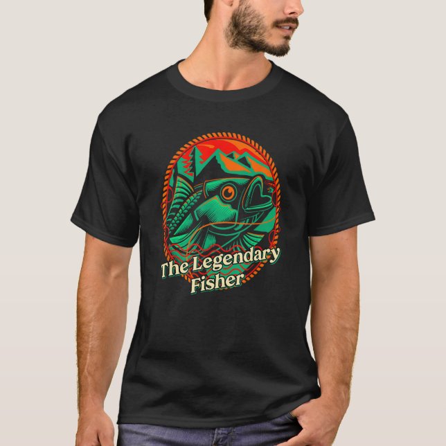 Die legendäre Fischjagd Seen Hunter Lagoon F T-Shirt (Vorderseite)