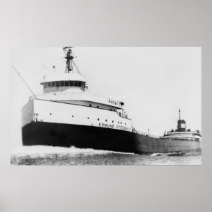 Die legendäre S.S. Edmund Fitzgerald Poster