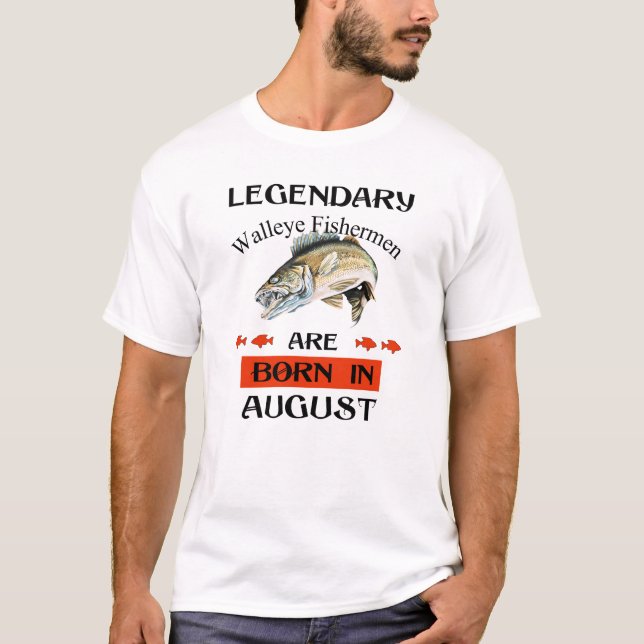 Die legendären Walleye-Fischer sind im August Gebo T-Shirt (Vorderseite)