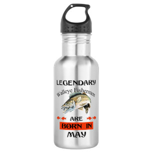 Die legendären Walleye-Fischer sind im Mai Geboren Edelstahlflasche