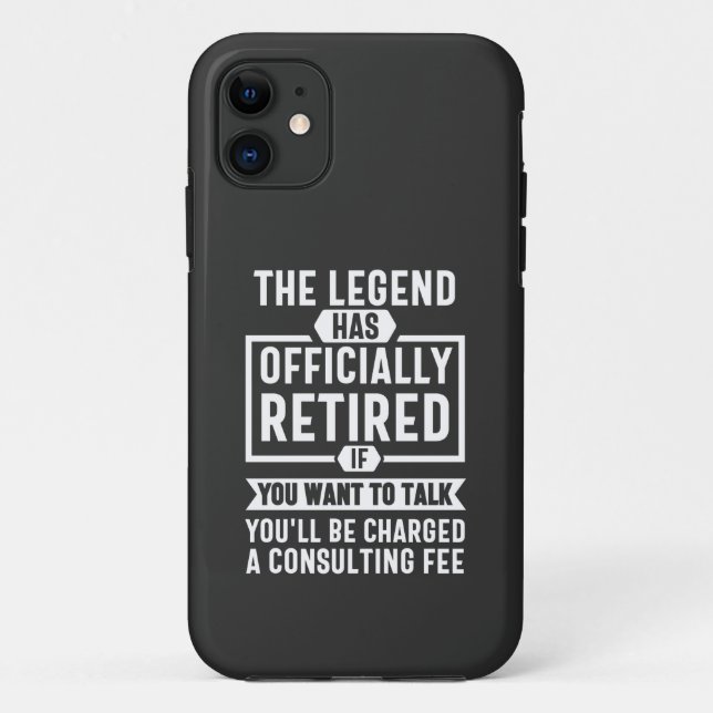 die Legende amtlich erschöpft hat Case-Mate iPhone Hülle (Rückseite)