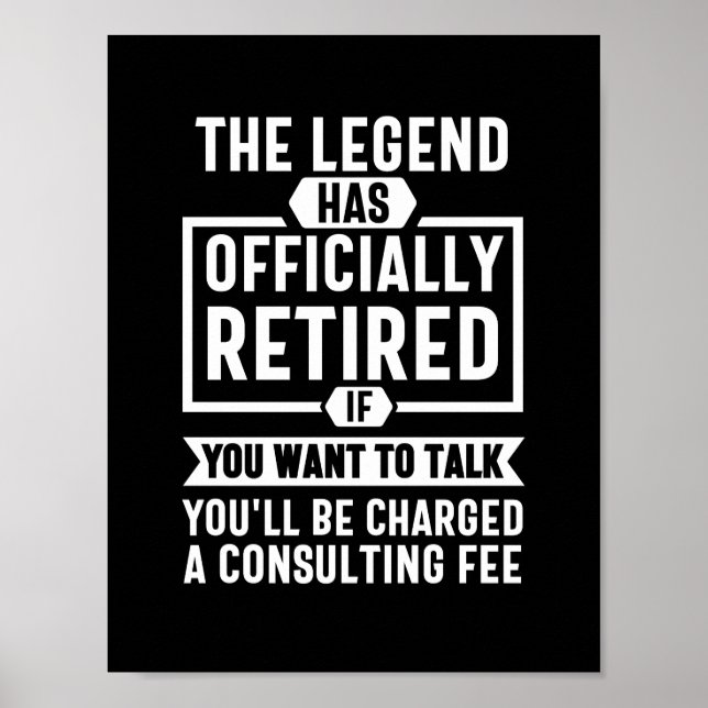 die Legende amtlich erschöpft hat Poster (Vorne)