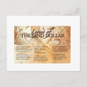 Die Legende des Sand-Dollars Postkarte