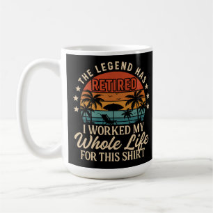 Die Legende hat das komische Retro-Design wieder e Kaffeetasse