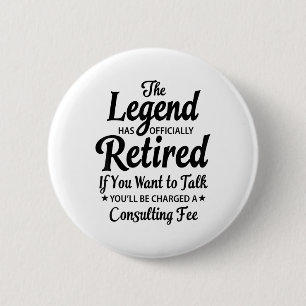 Die Legende hat das sarkastische Sprichwort Funny Button