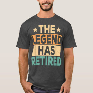 Die Legende hat die Retro-Rente Funny Reti gelockt T-Shirt