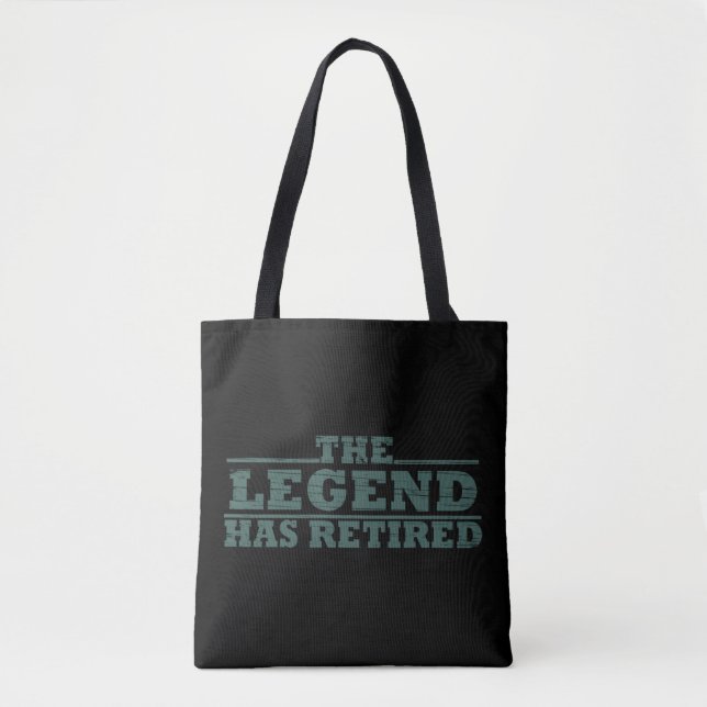 Die Legende hat lustige Pensionierung gemacht Tasche (Vorderseite)