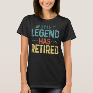 Die Legende hat Retro für Männer Frauen Retirem T-Shirt