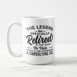 Die Legende hat sich offiziell zur Ruhe gesetzt Lu Kaffeetasse