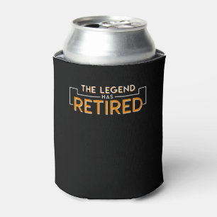 Die Legende hat sich Ruhestands-Shirt Dosenkühler