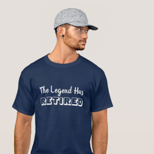 Die Legende hat sich Zitat in der weißen T-Shirt