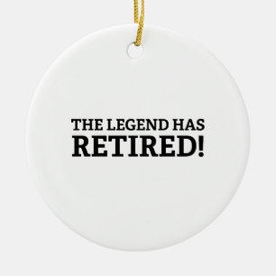 Die Legende hat sich zurückgezogen Keramik Ornament