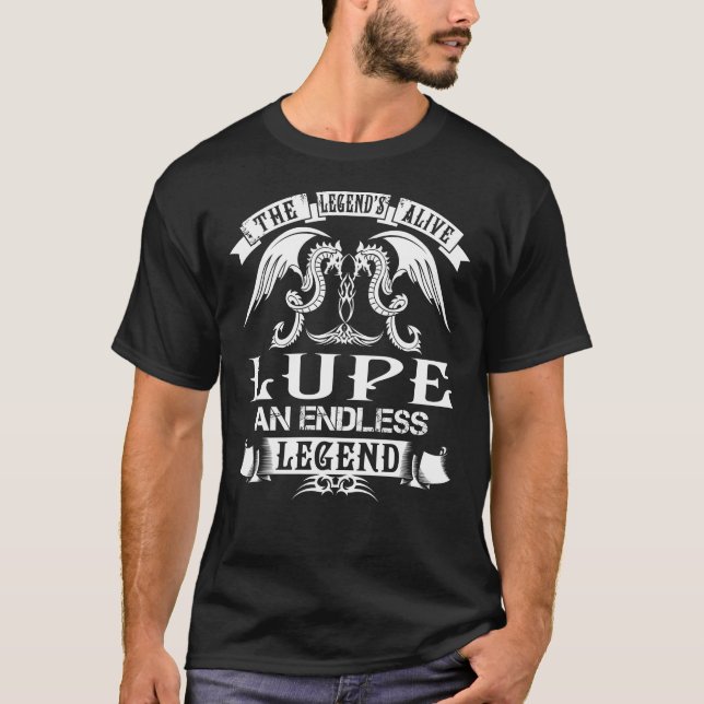 Die Legende ist eine lebendige LUPE und eine endlo T-Shirt (Vorderseite)