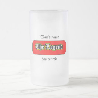 Die Legende ist in Rente gegangen Mattglas Bierglas
